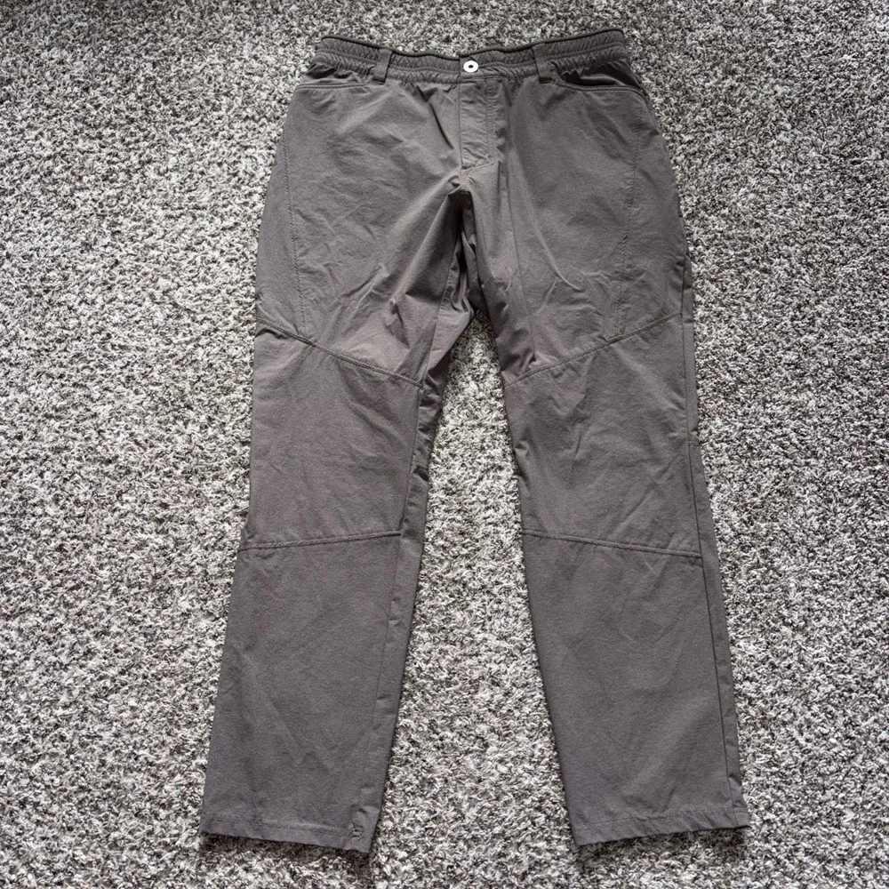 Kuhl Deceptr Pants Men 34x30 Brown Lightweight Outdoor Hiking Performance Pant